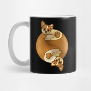 Yin-Yang Corgies Mug